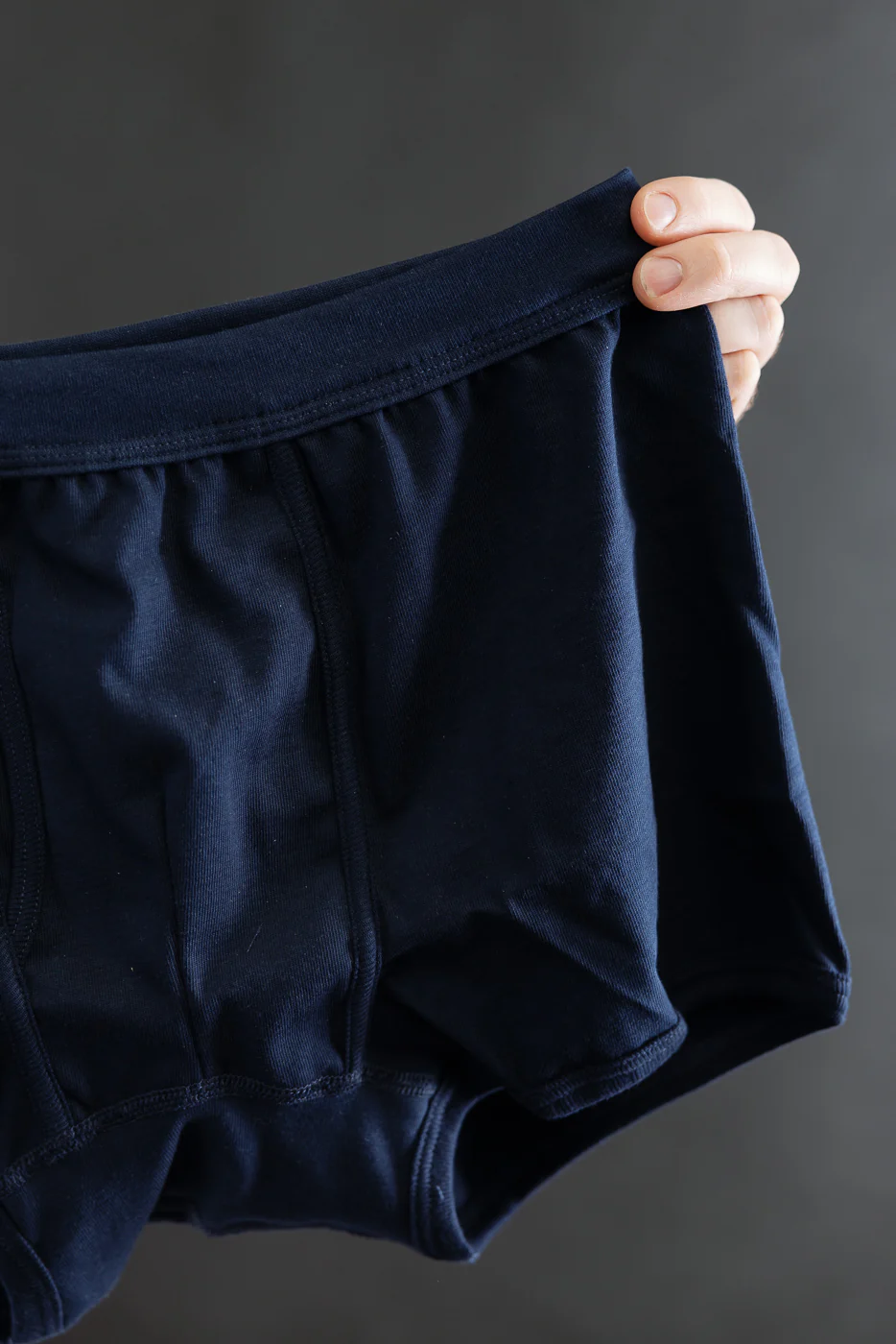 254.66 - Loopwheeled Boxer Brief - Ink Blue - Image 5
