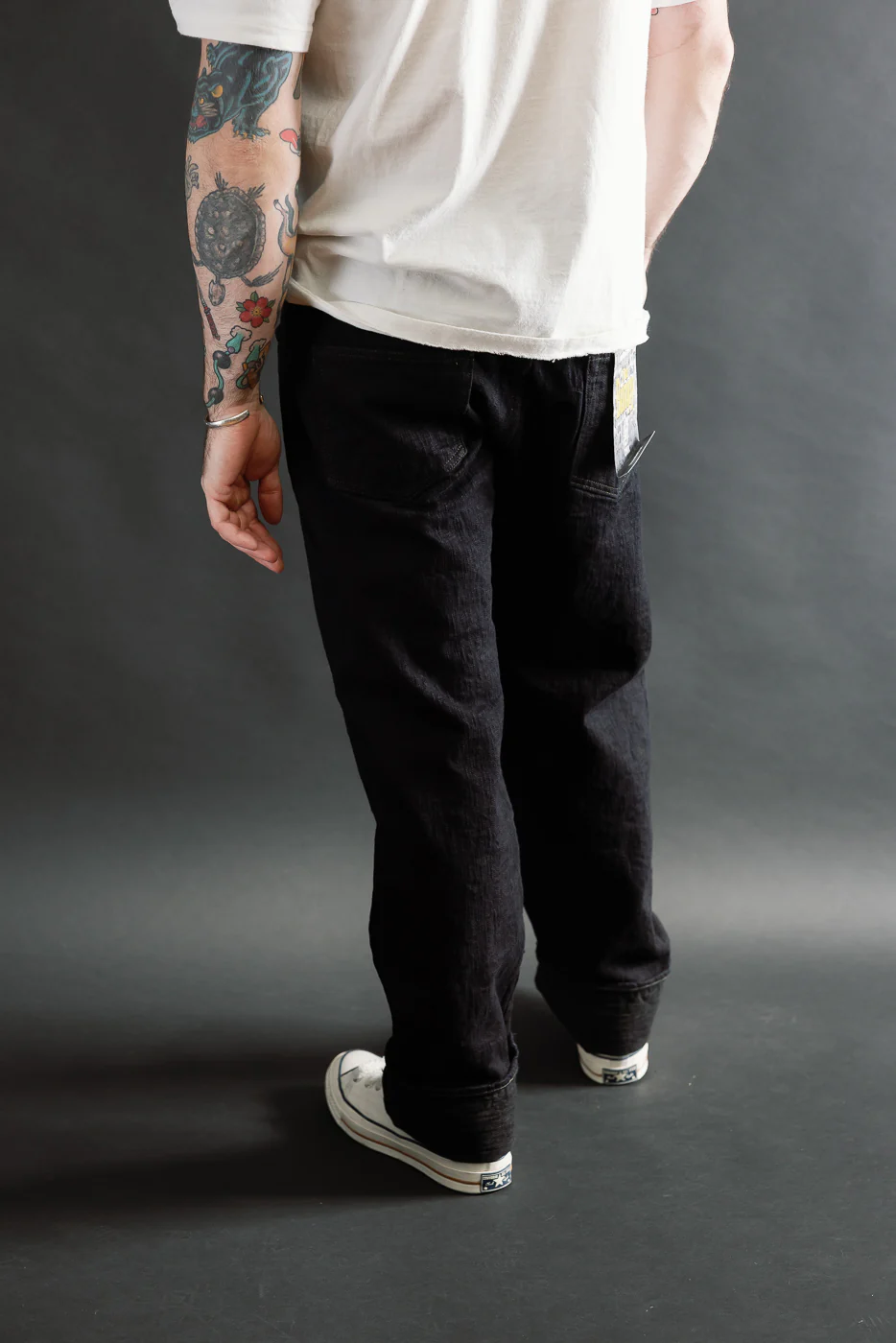277BUM-KR - 17oz Bumpy Denim Kuro - Just Right Straight - Image 12
