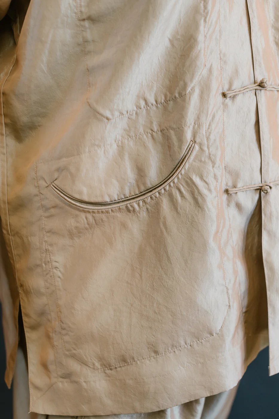 3117-MTK - Post Chinois De Luxe Metallic Taffeta - Khaki - Image 21