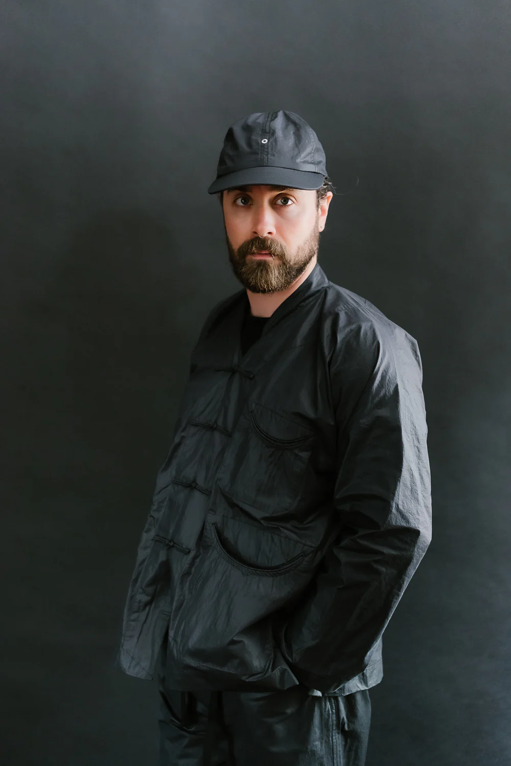 3117-WTB - Post Chinois De Luxe Waxy Taffeta - Black - Image 11