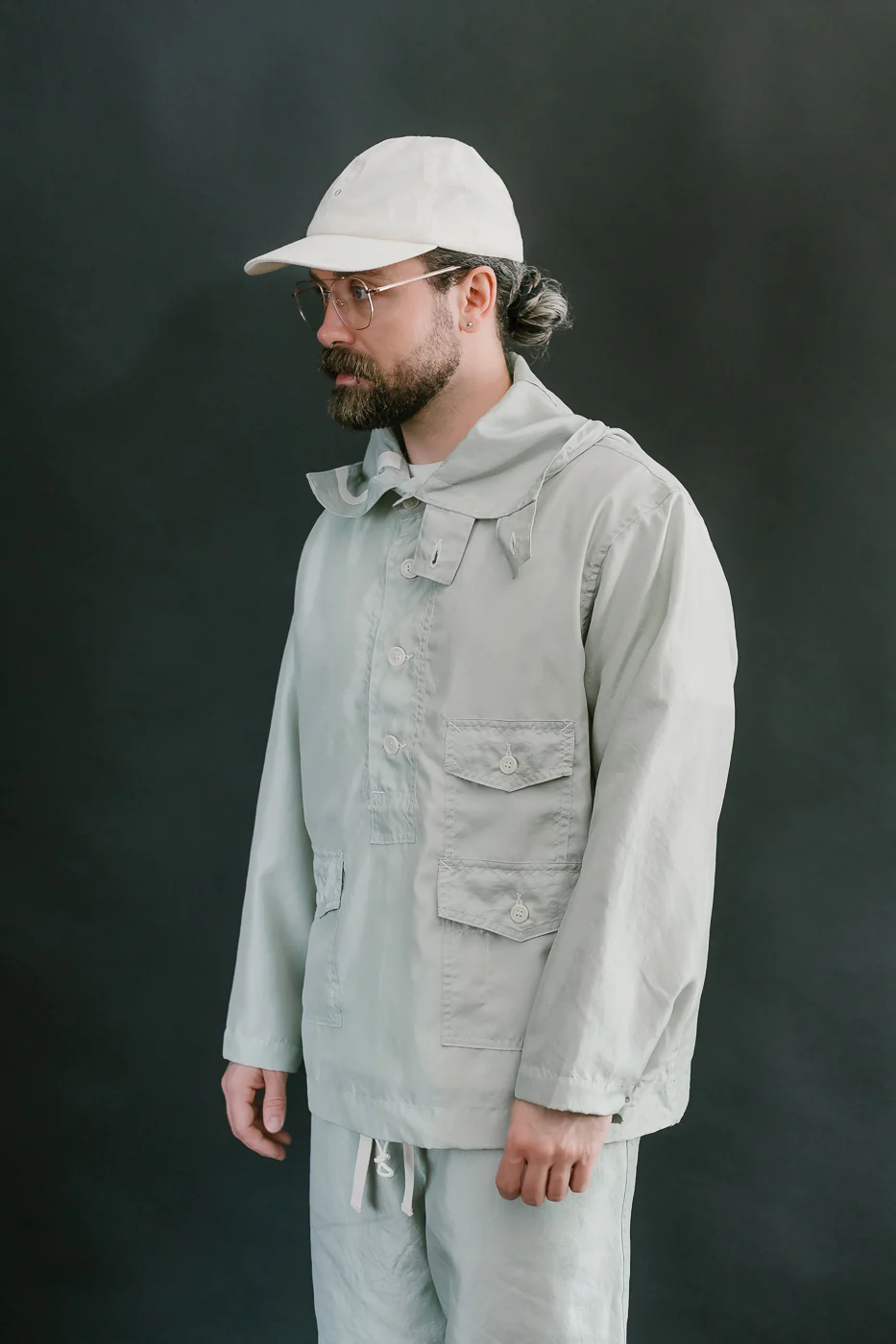 3127-MTG - Town & Country Parka Metallic Taffeta - Green - Image 11