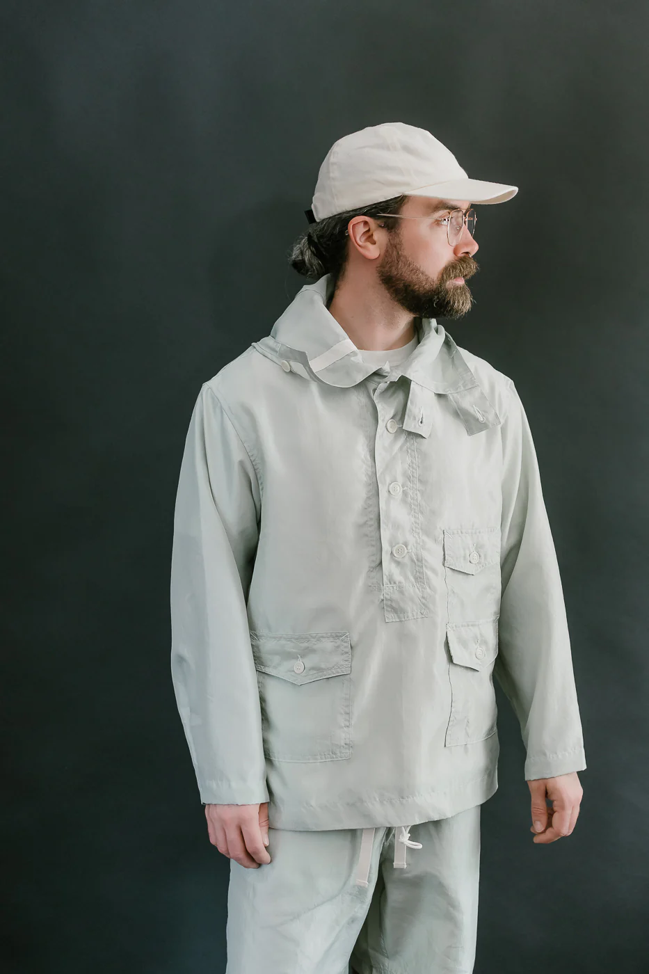 3127-MTG - Town & Country Parka Metallic Taffeta - Green - Image 15