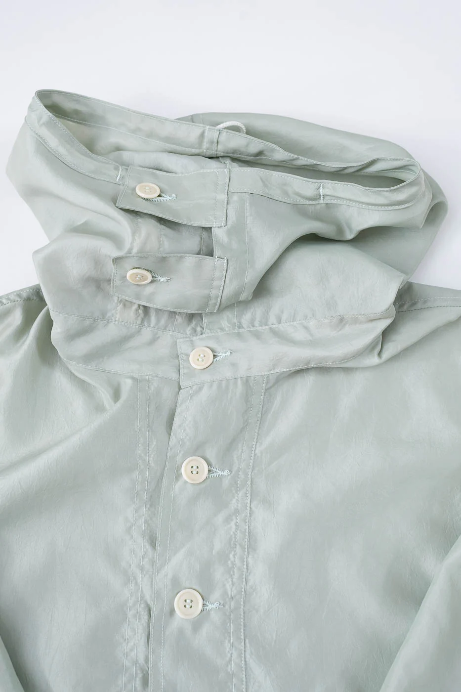 3127-MTG - Town & Country Parka Metallic Taffeta - Green - Image 2
