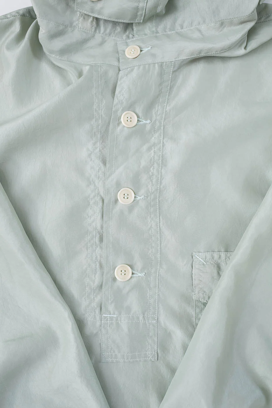 3127-MTG - Town & Country Parka Metallic Taffeta - Green - Image 3