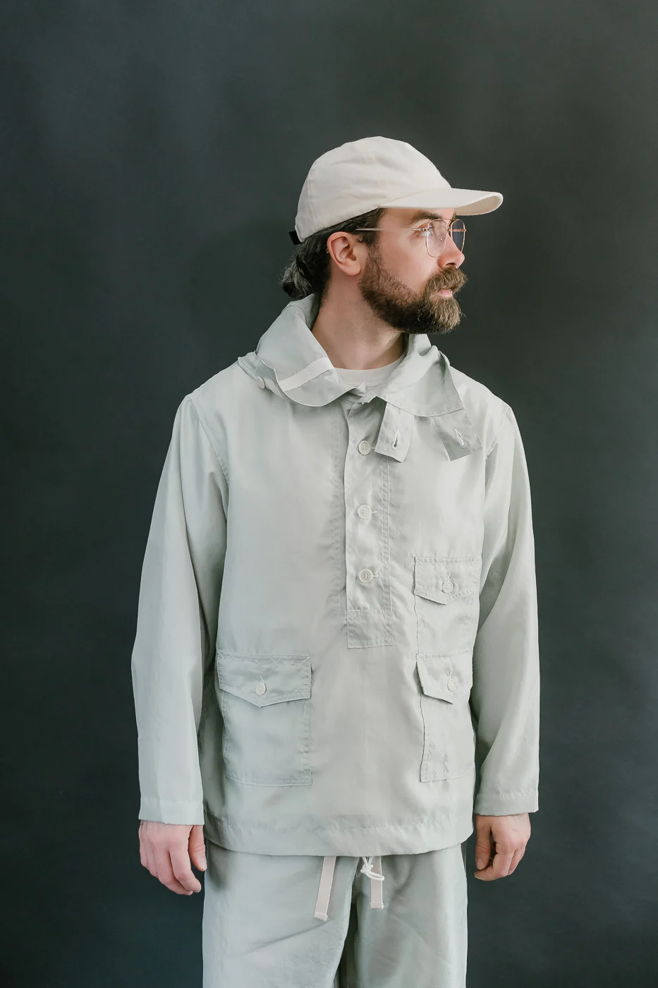 3127-MTG - Town & Country Parka Metallic Taffeta - Green - Image 9