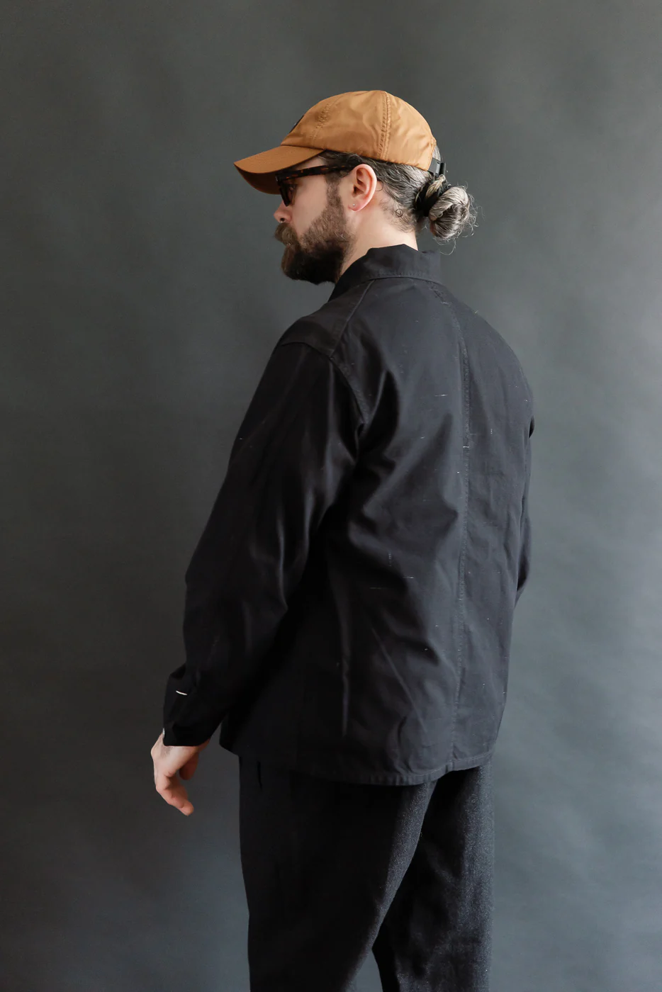 3133-NT - Post 46 Coverall Nep Twill - Black - Image 11