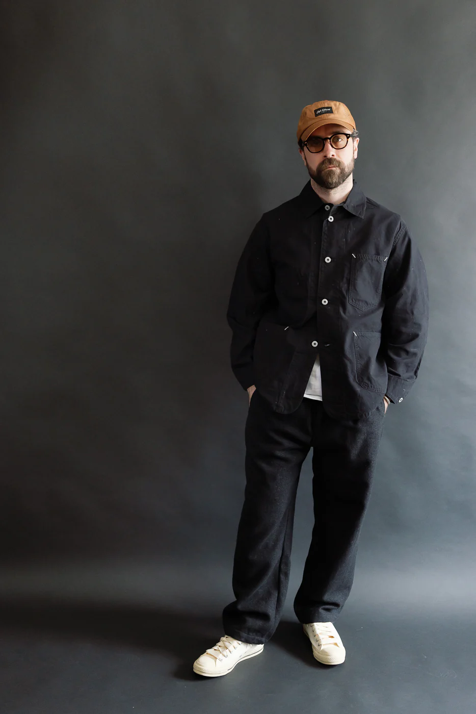 3133-NT - Post 46 Coverall Nep Twill - Black - Image 6