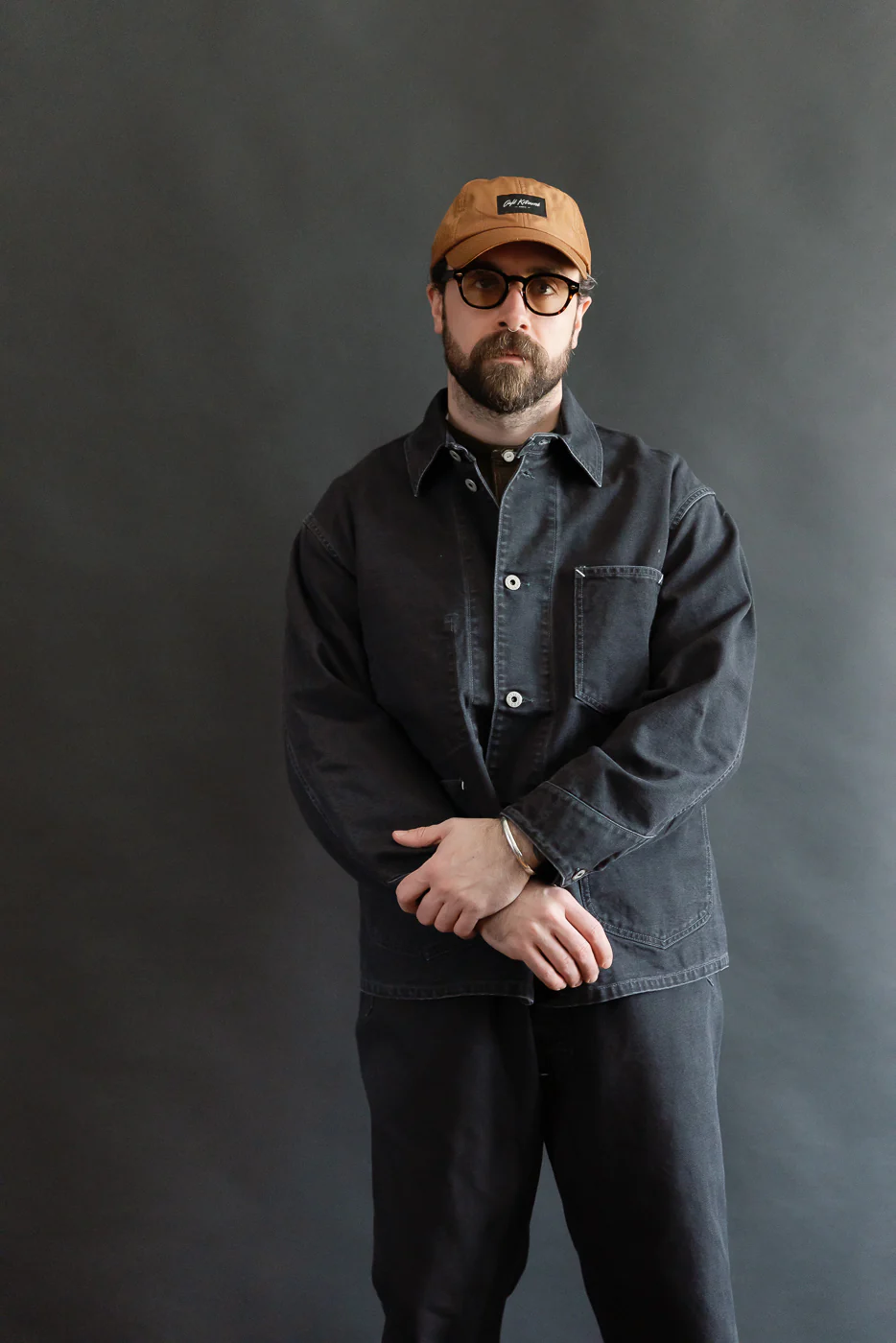 3133-PCB - Post 46 Coverall Pigment Dyed Canvas - Washed Black - Image 15