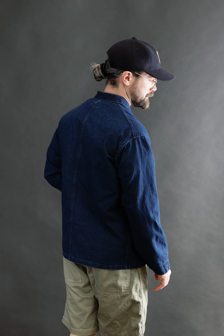3135-VIC - Post Chinois Travail 2 Vintage Canvas - Deep Washed Indigo - Image 11