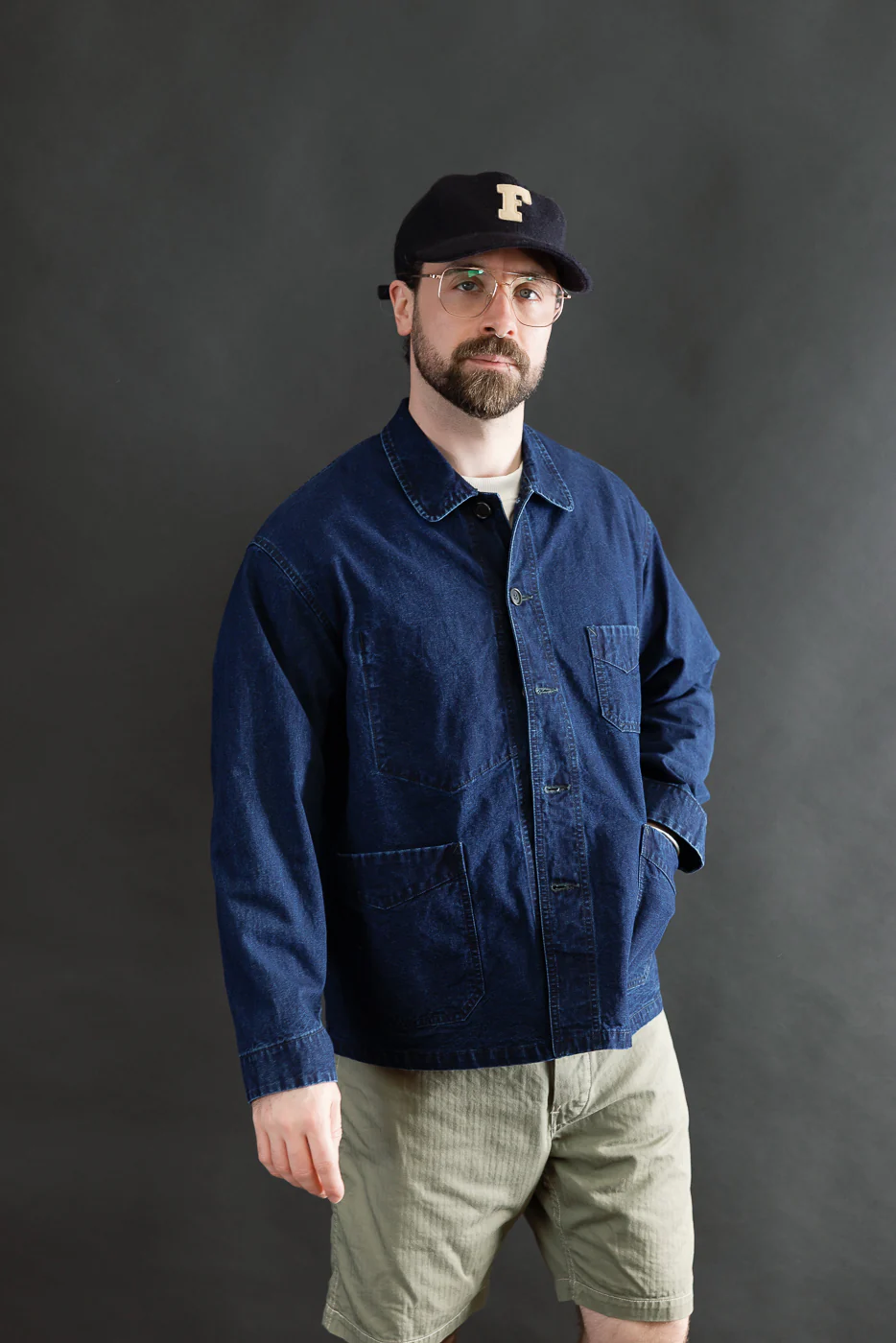 3135-VIC - Post Chinois Travail 2 Vintage Canvas - Deep Washed Indigo - Image 12