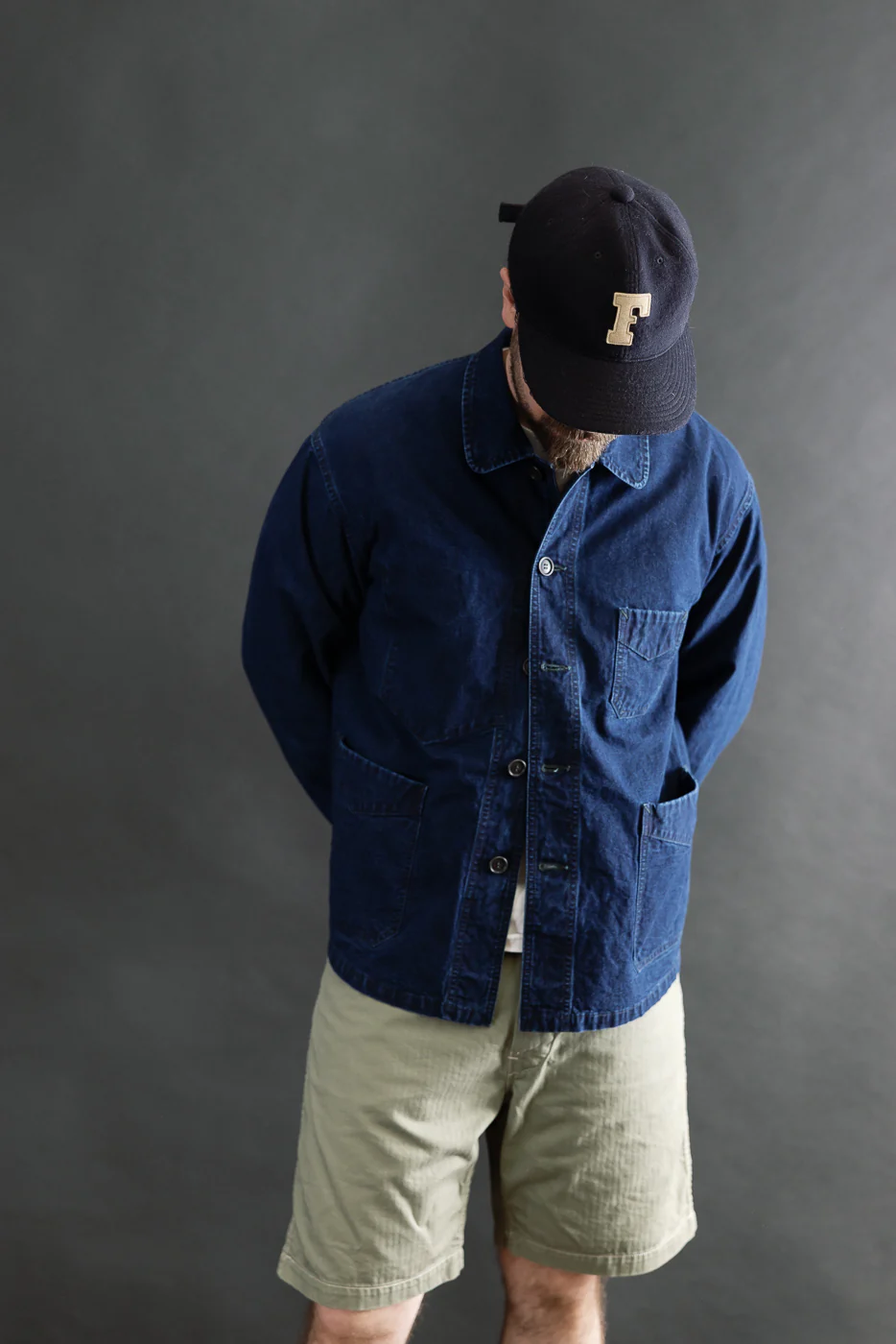 3135-VIC - Post Chinois Travail 2 Vintage Canvas - Deep Washed Indigo - Image 13