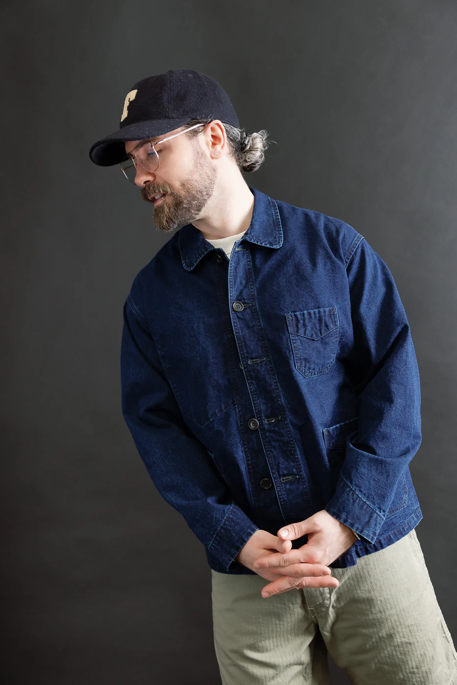 3135-VIC - Post Chinois Travail 2 Vintage Canvas - Deep Washed Indigo - Image 14