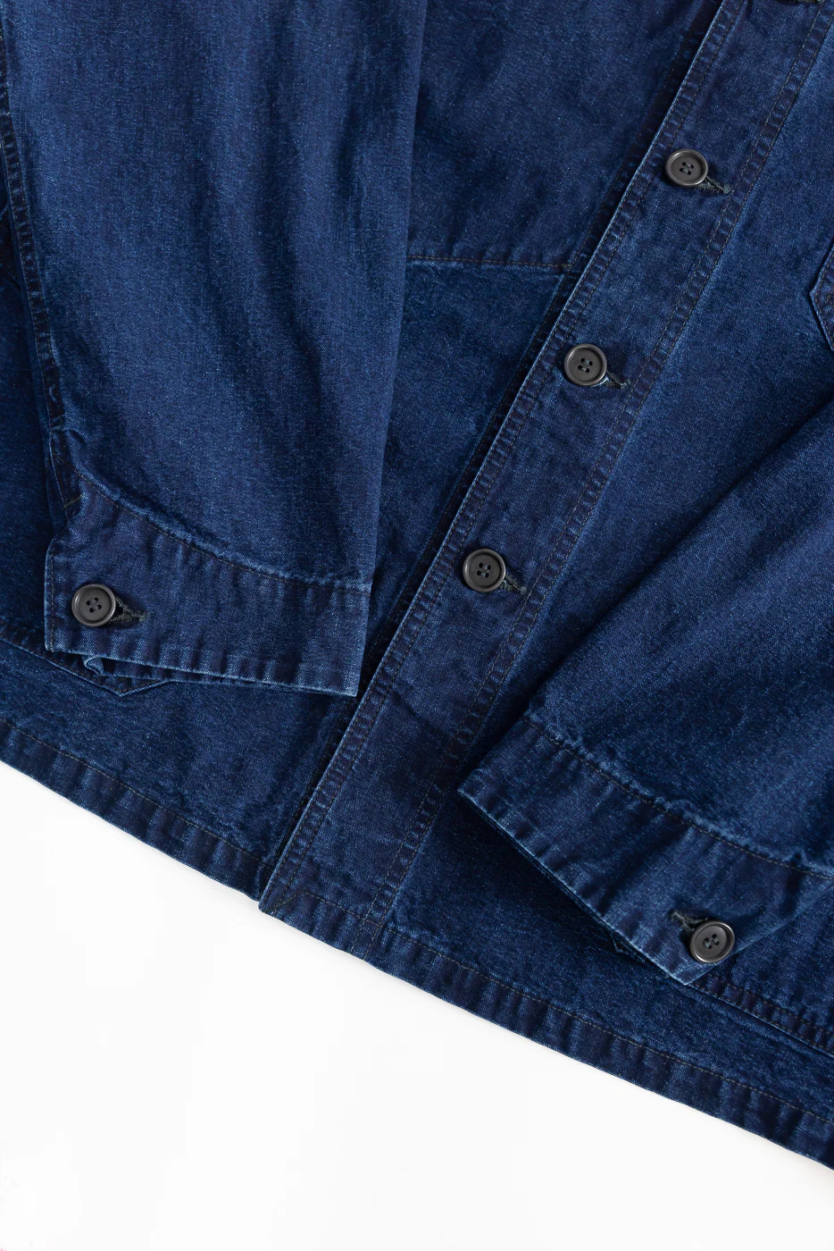 3135-VIC - Post Chinois Travail 2 Vintage Canvas - Deep Washed Indigo - Image 3