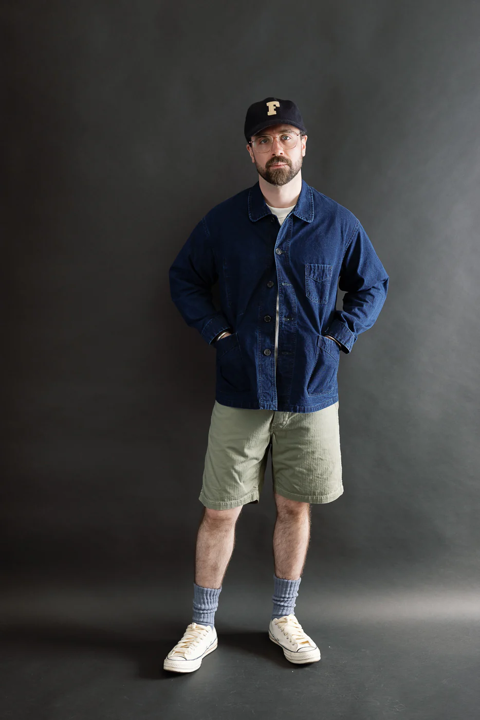 3135-VIC - Post Chinois Travail 2 Vintage Canvas - Deep Washed Indigo - Image 5