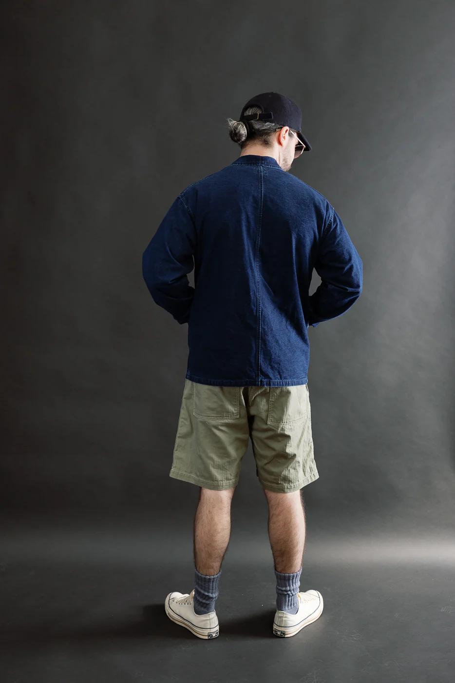 3135-VIC - Post Chinois Travail 2 Vintage Canvas - Deep Washed Indigo - Image 7