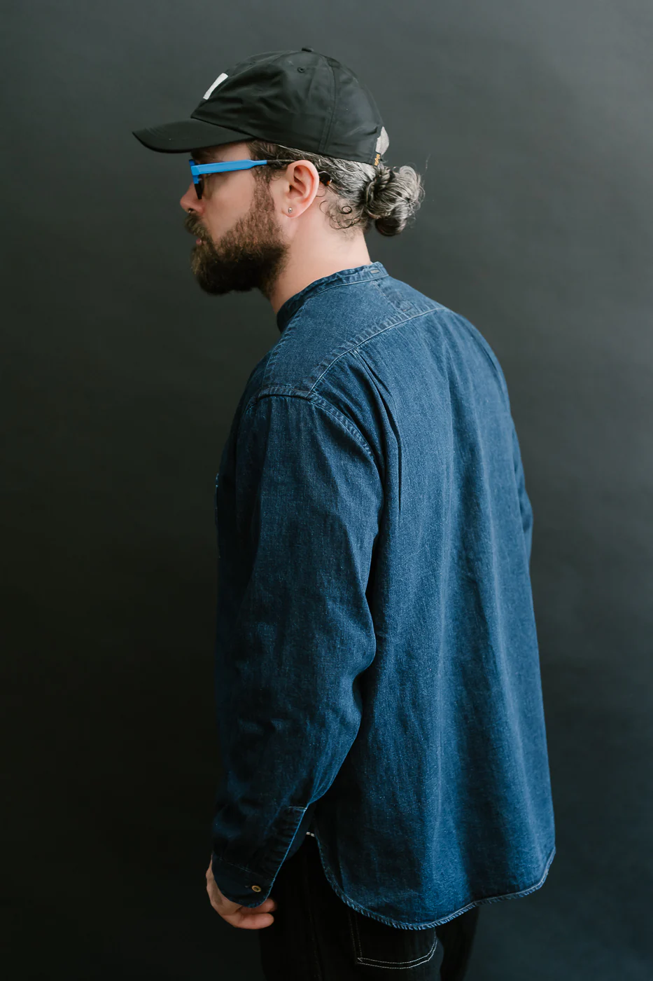 3220B-8DW - Neutra 5 Band Chambray - Deep Indigo - Image 11