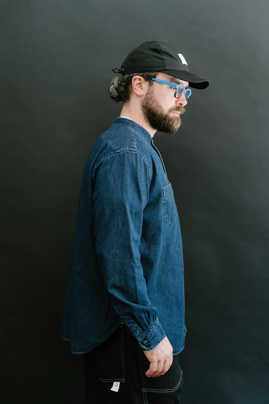 3220B-8DW - Neutra 5 Band Chambray - Deep Indigo - Image 13