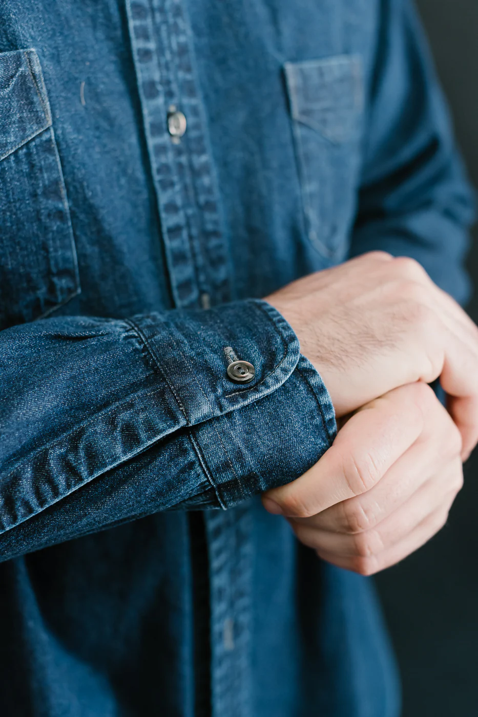 3220B-8DW - Neutra 5 Band Chambray - Deep Indigo - Image 22
