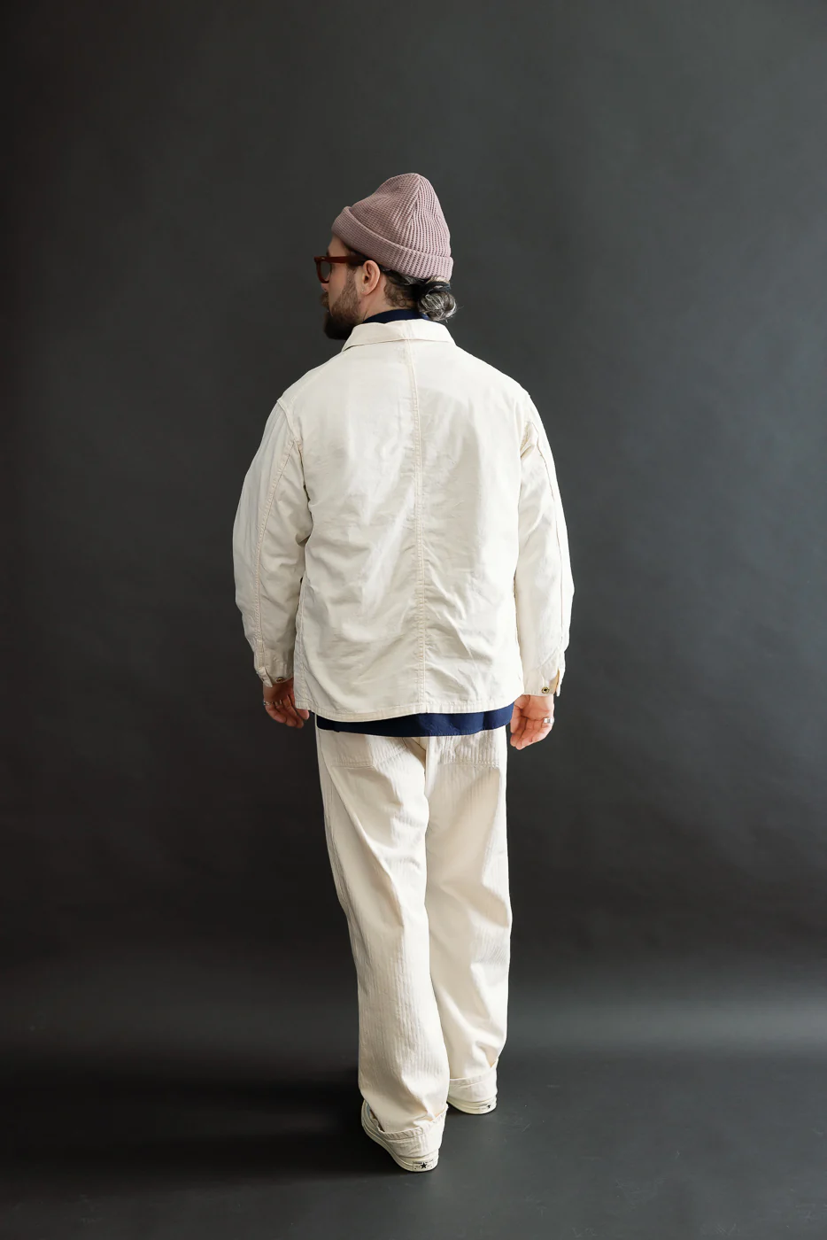 3327-MH4 - Sweetbear Band Top Mini HBT - Natural - Image 10