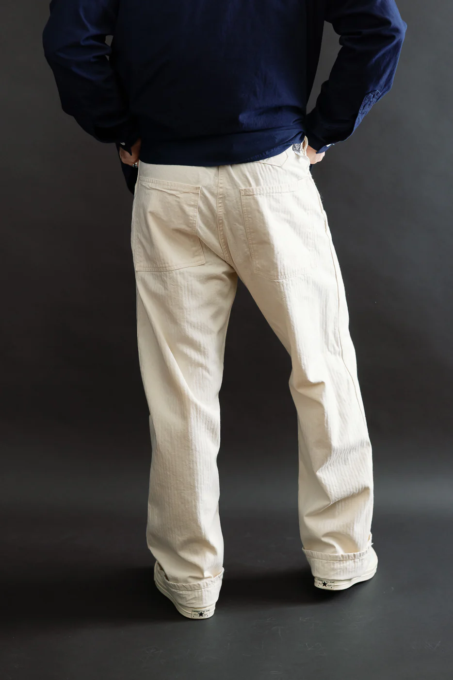 3327-MH4 - Sweetbear Band Top Mini HBT - Natural - Image 13