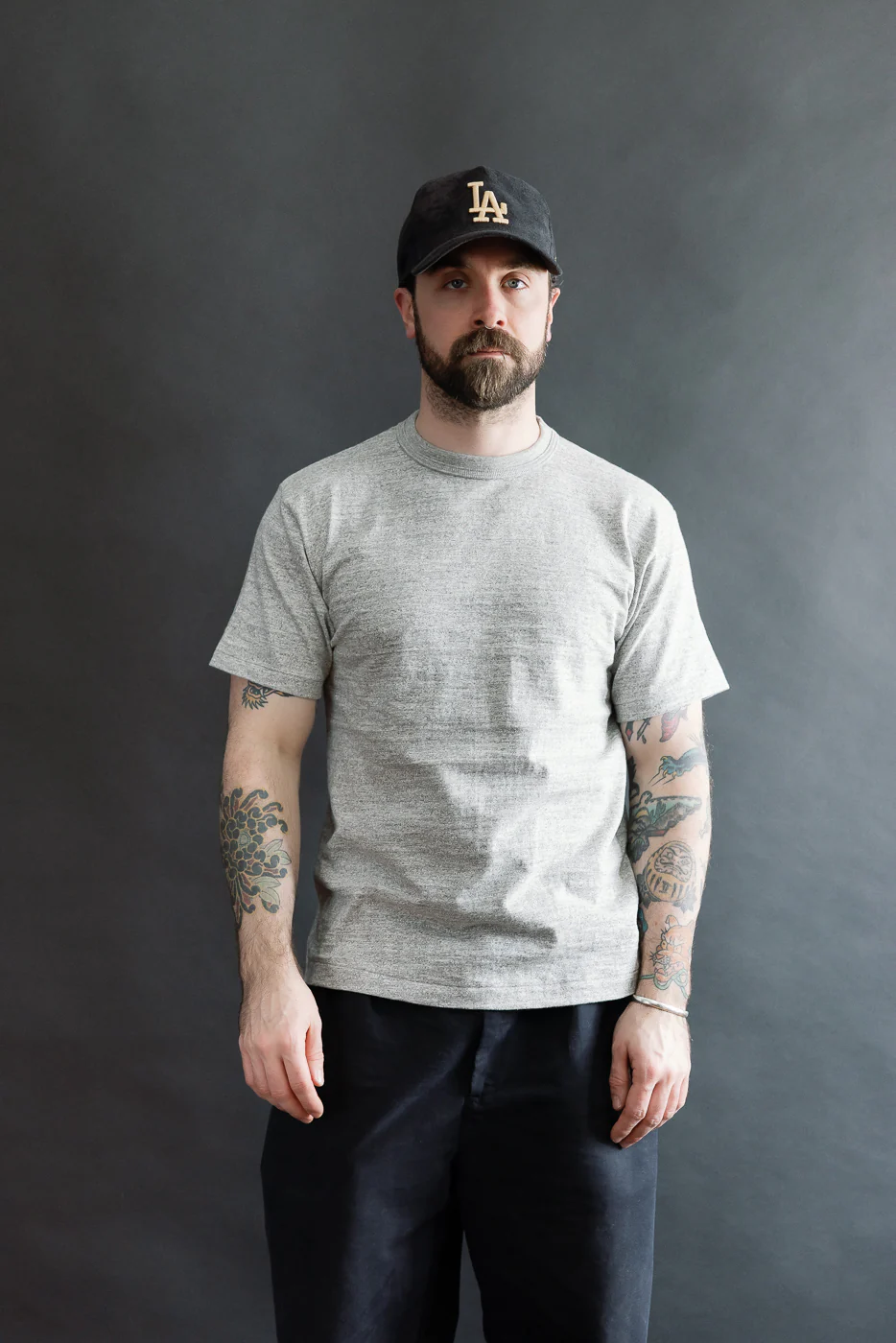Lot 4601 - Slubby Cotton T-Shirt - Heather Grey - Image 13