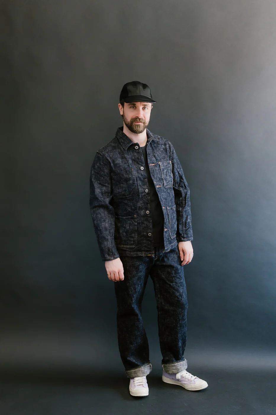 595-KA - 17oz "Kasuri" Slub Selvedge Denim - Retro Loose Straight - Image 8