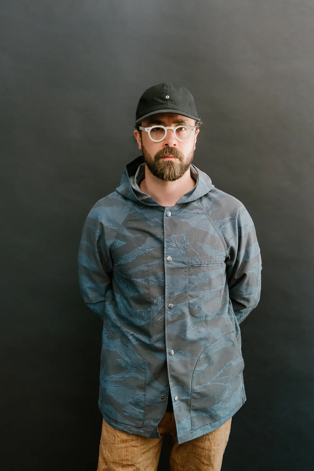 5oz Hooded Supply Jacket - Blue Tiger Camo - Image 10