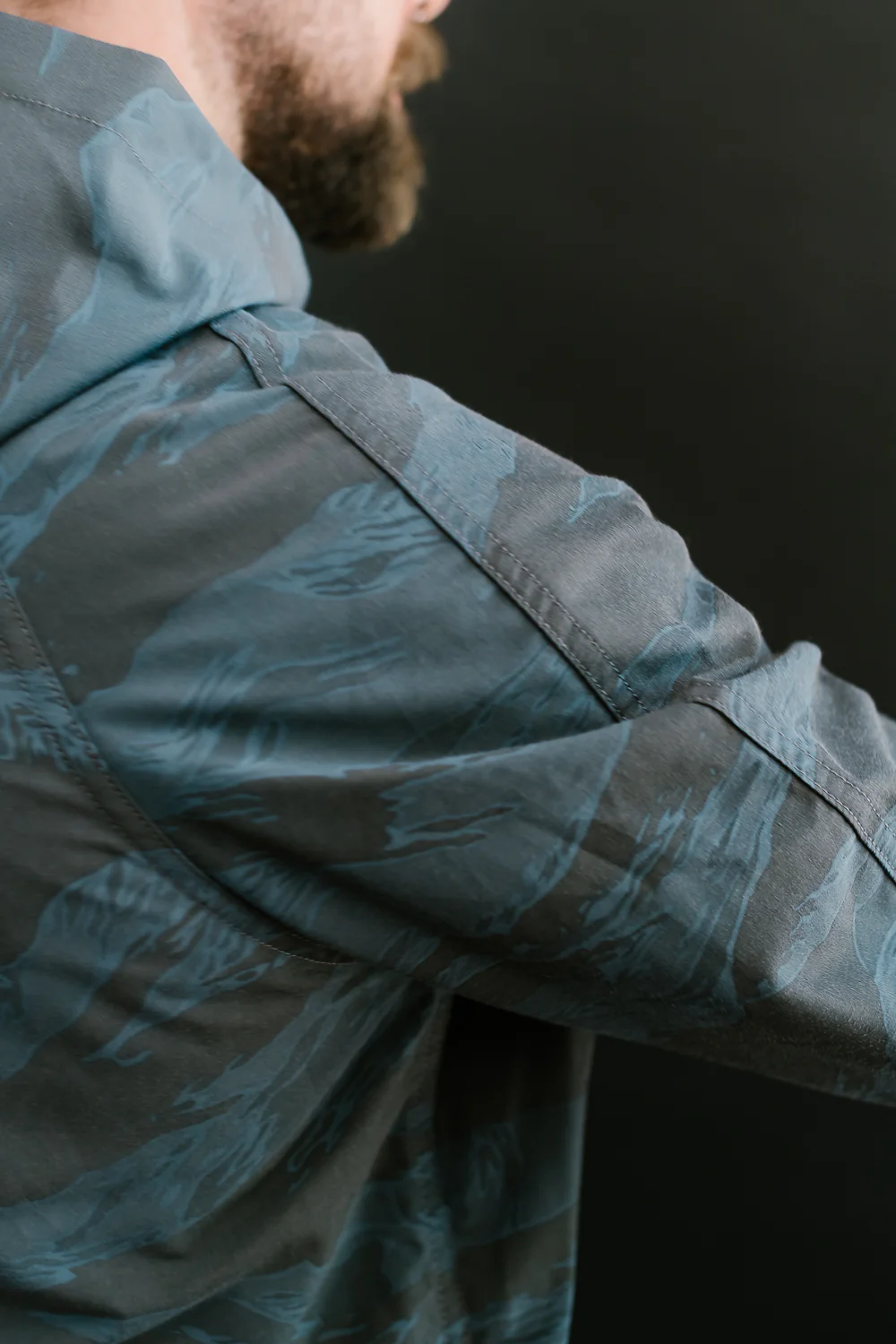 5oz Hooded Supply Jacket - Blue Tiger Camo - Image 22