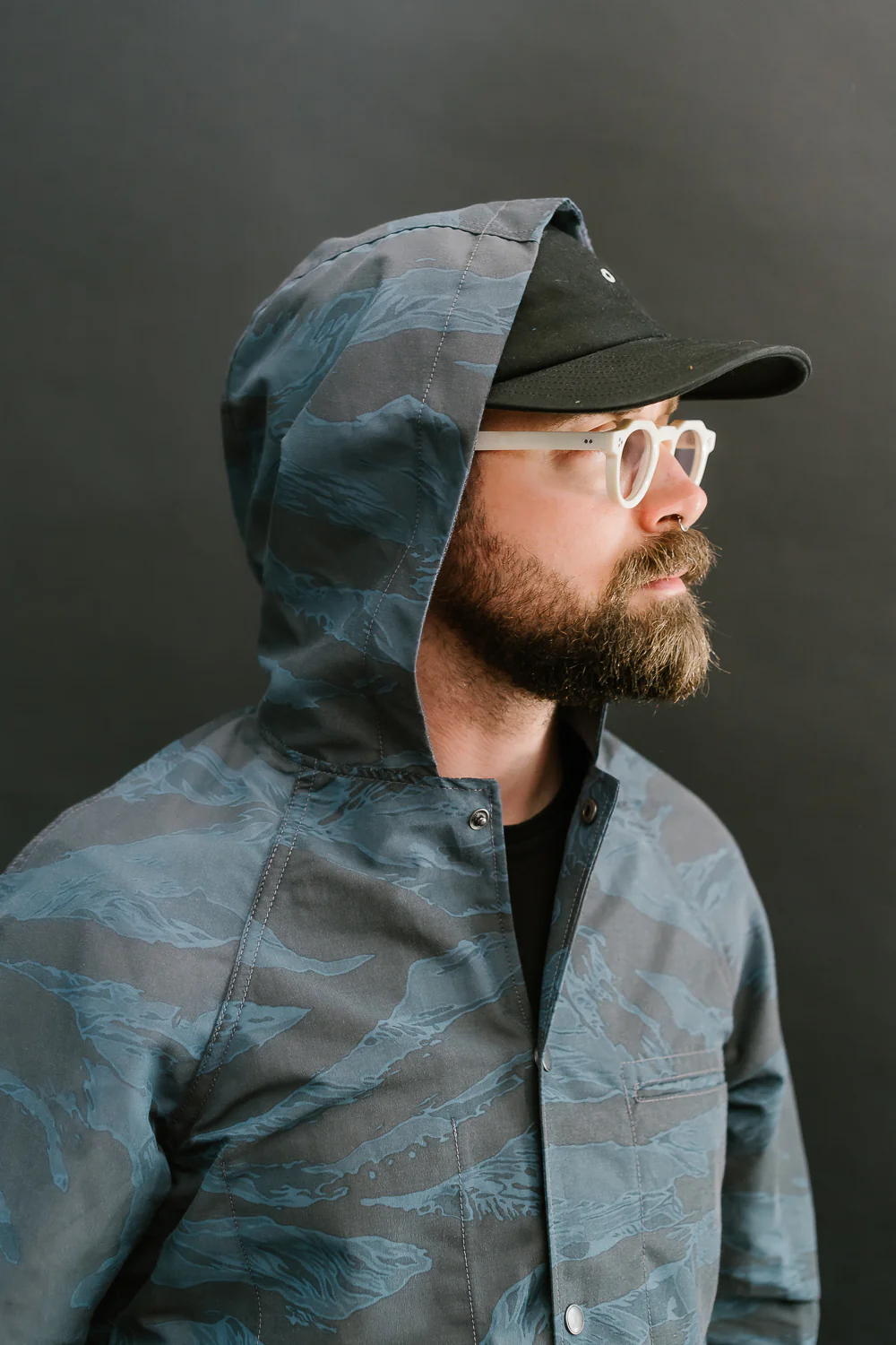 5oz Hooded Supply Jacket - Blue Tiger Camo - Image 23