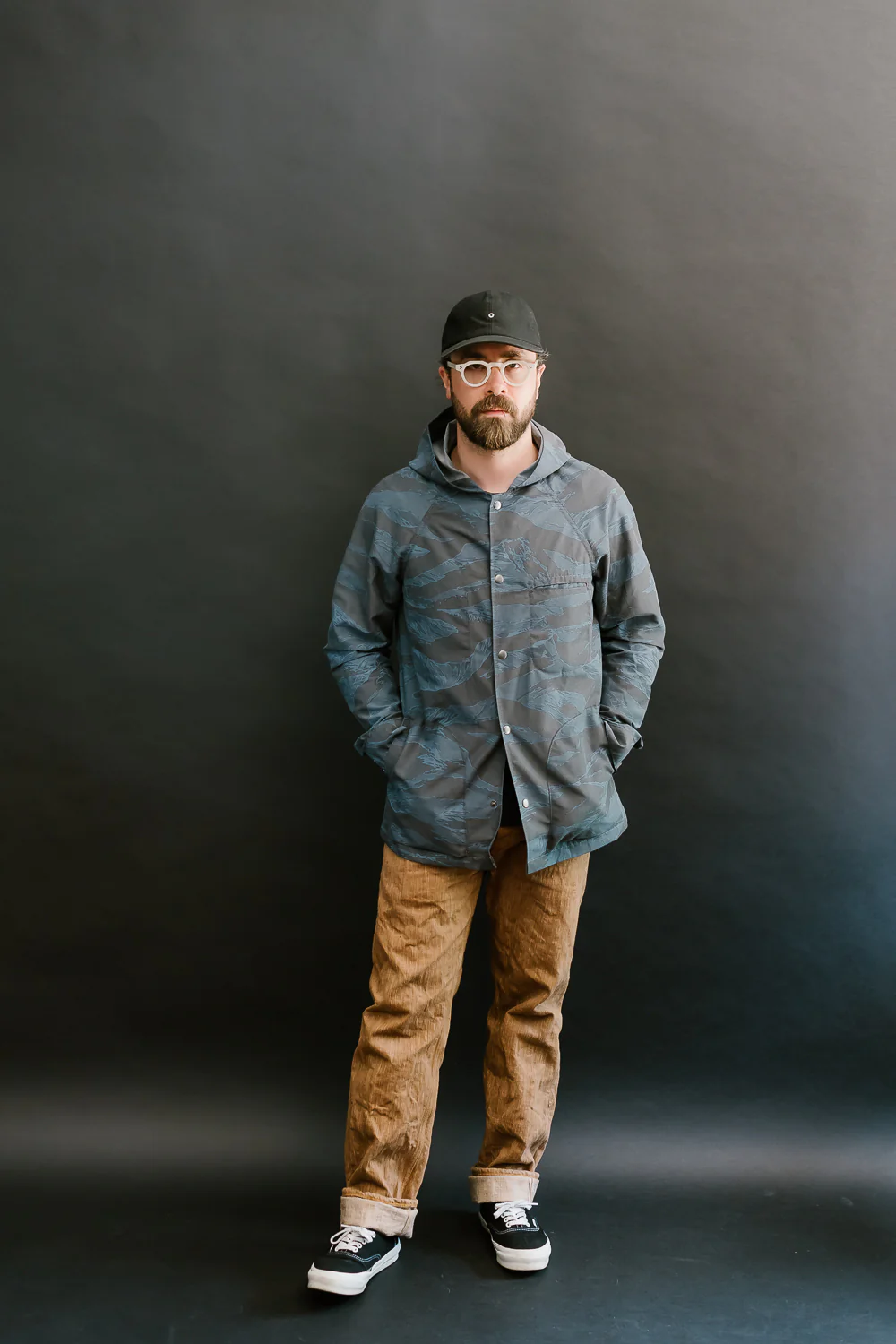 5oz Hooded Supply Jacket - Blue Tiger Camo - Image 6