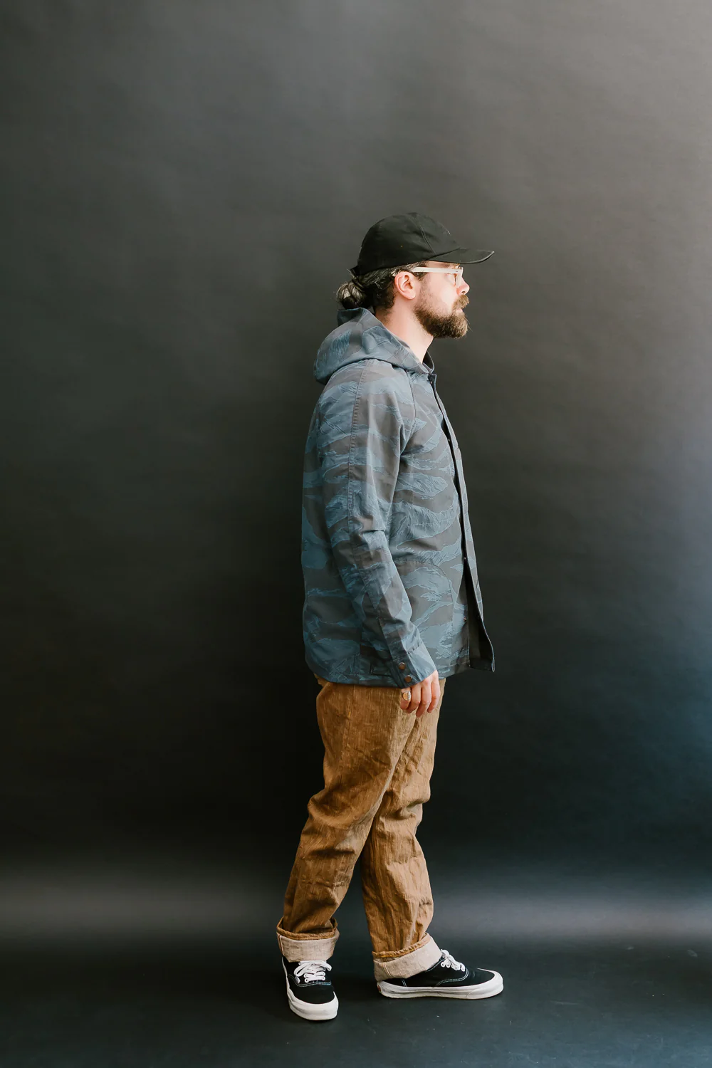 5oz Hooded Supply Jacket - Blue Tiger Camo - Image 8