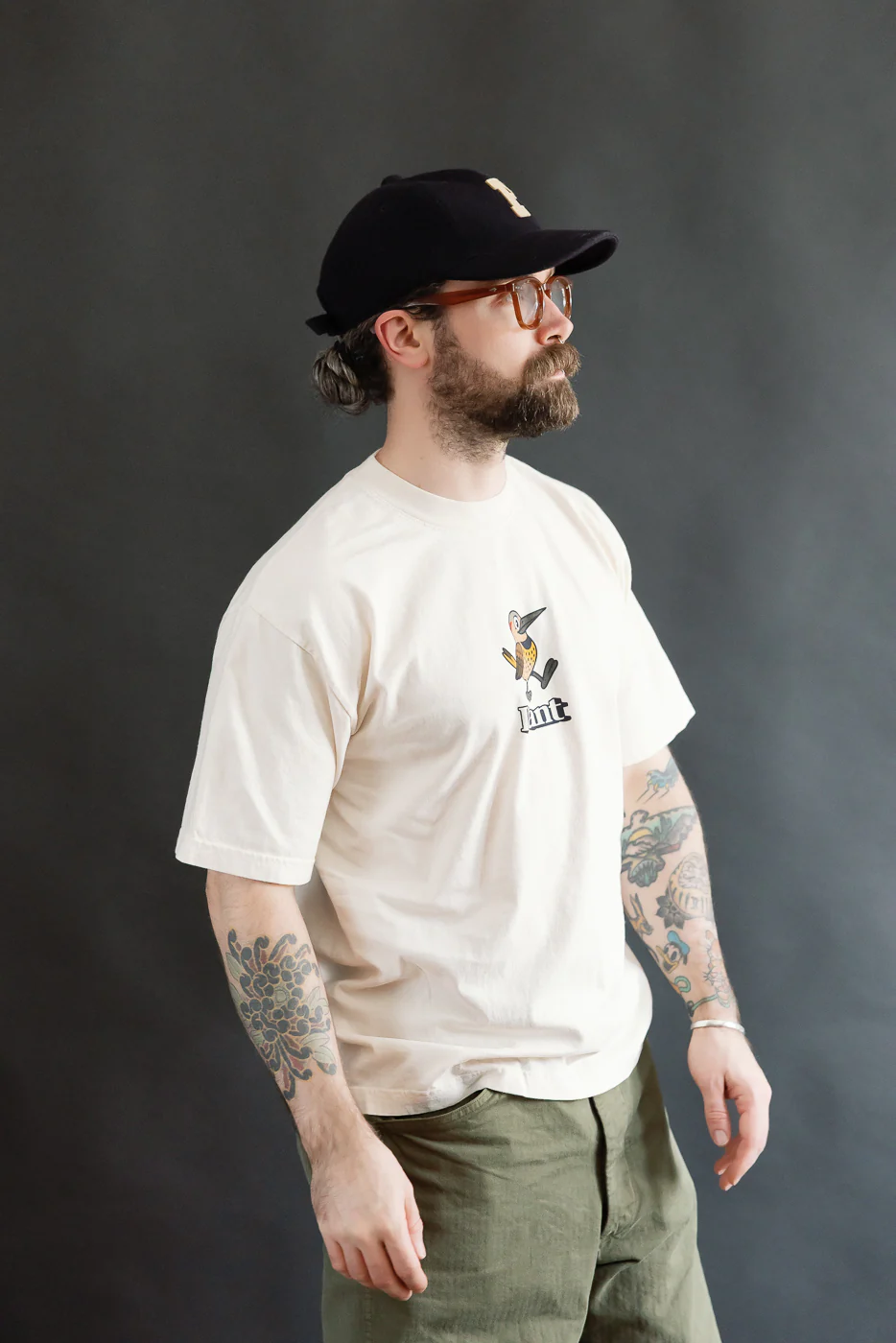 6.5oz - Dant "Northern Flicker" T-Shirt - Ecru - Image 12