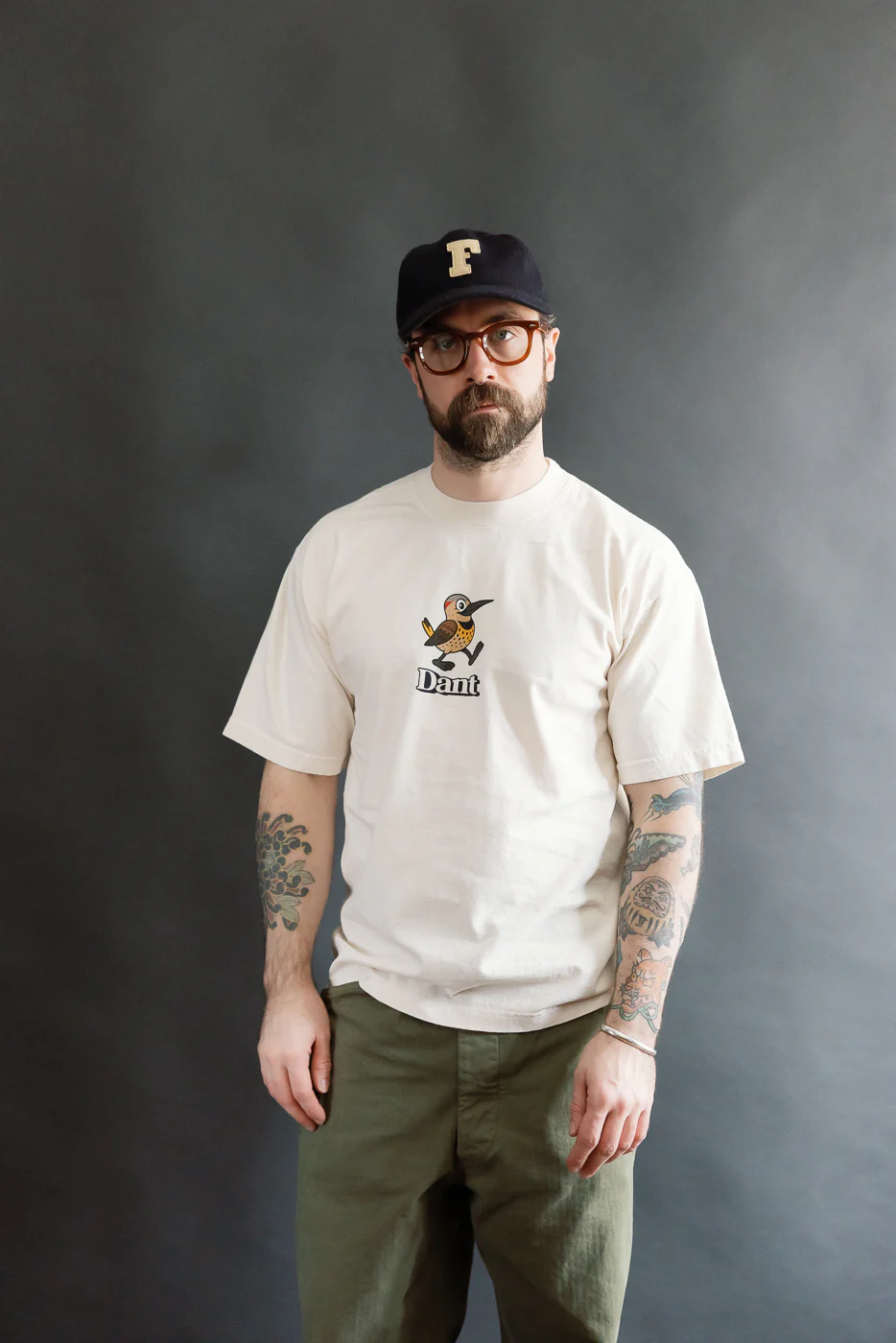 6.5oz - Dant "Northern Flicker" T-Shirt - Ecru - Image 16