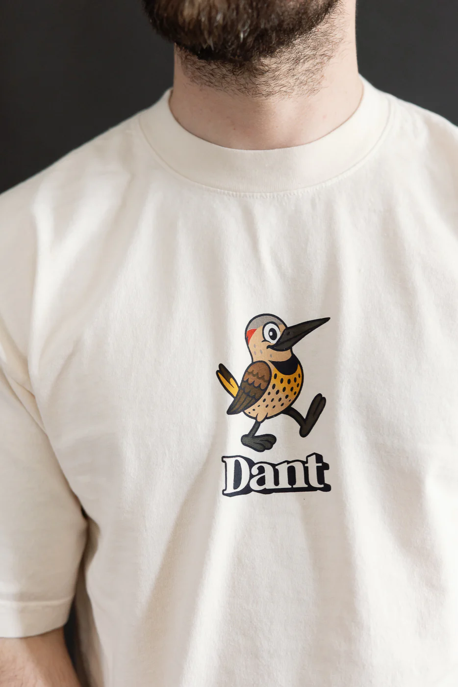 6.5oz - Dant "Northern Flicker" T-Shirt - Ecru - Image 17