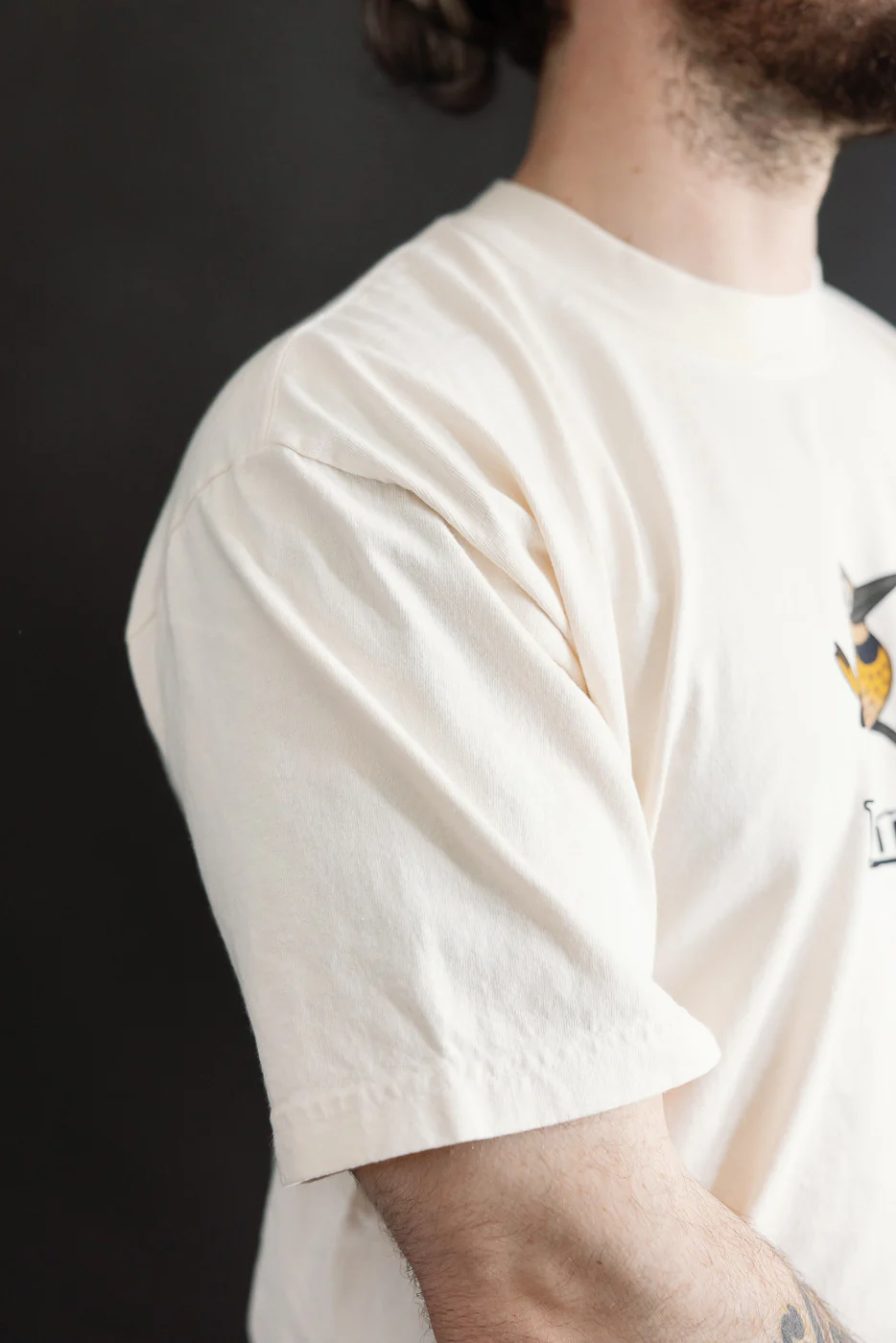 6.5oz - Dant "Northern Flicker" T-Shirt - Ecru - Image 18