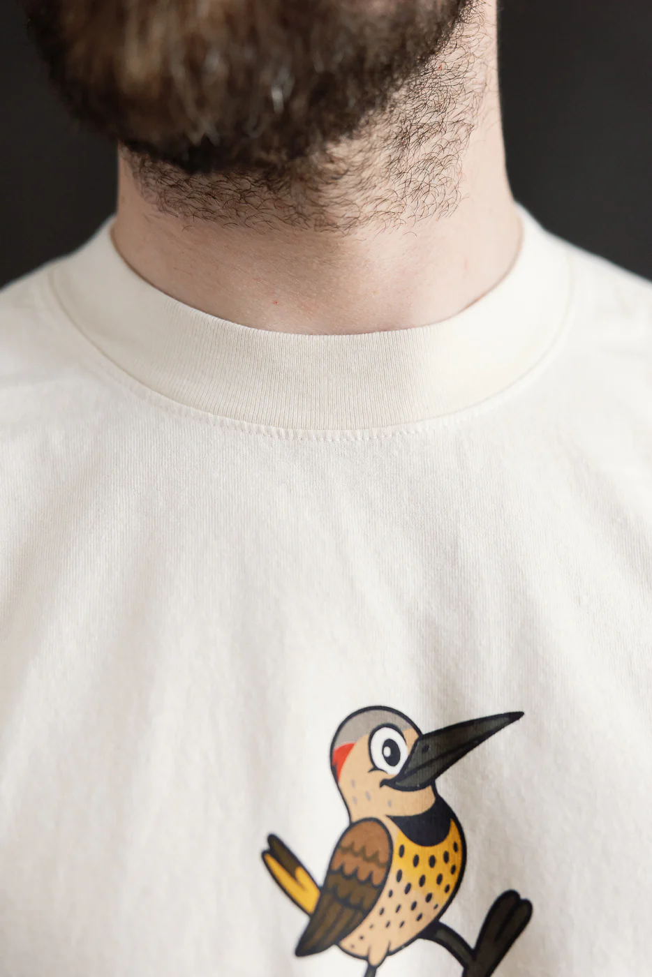 6.5oz - Dant "Northern Flicker" T-Shirt - Ecru - Image 20