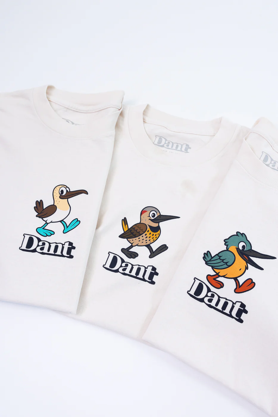 6.5oz - Dant "Northern Flicker" T-Shirt - Ecru - Image 21
