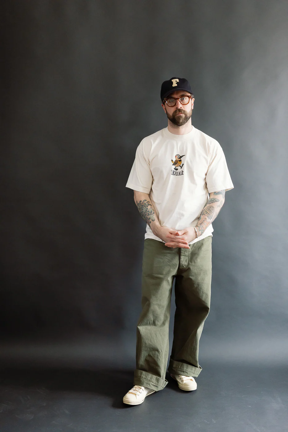 6.5oz - Dant "Northern Flicker" T-Shirt - Ecru - Image 8