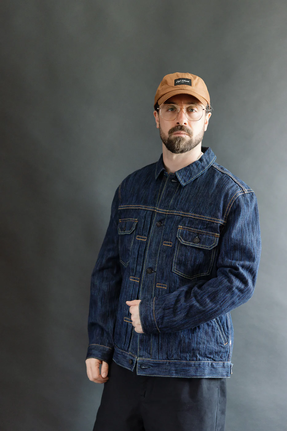 6225-D - 14.5oz "Dark Waterfall" Selvedge Type II Jacket - Indigo - Image 11