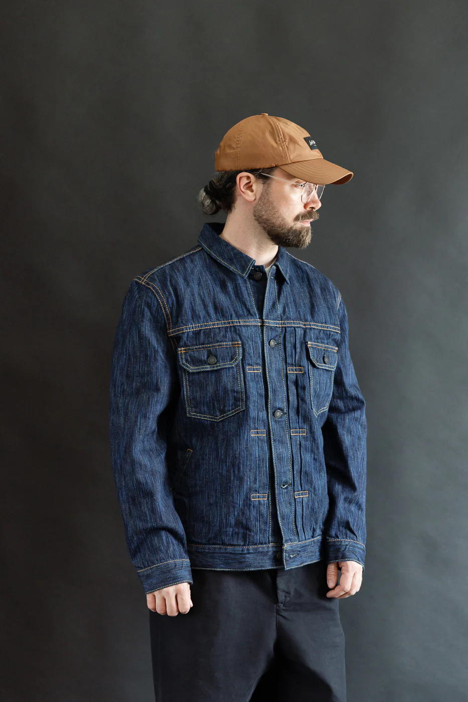 6225-D - 14.5oz "Dark Waterfall" Selvedge Type II Jacket - Indigo - Image 16