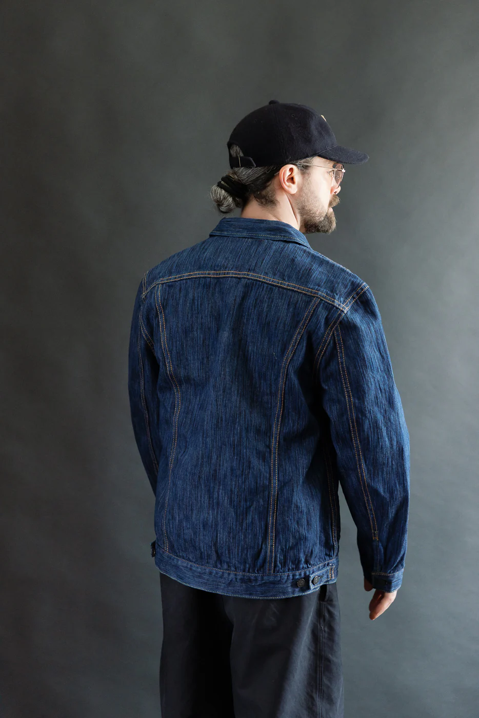 6225-L - 14.5oz "Light Waterfall" Selvedge Type II Jacket - Indigo - Image 15
