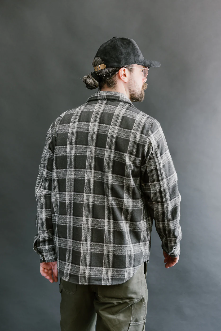 6oz Field Shirt Plaid Flannel - Grey - Image 11