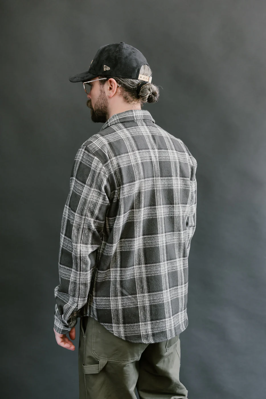 6oz Field Shirt Plaid Flannel - Grey - Image 12