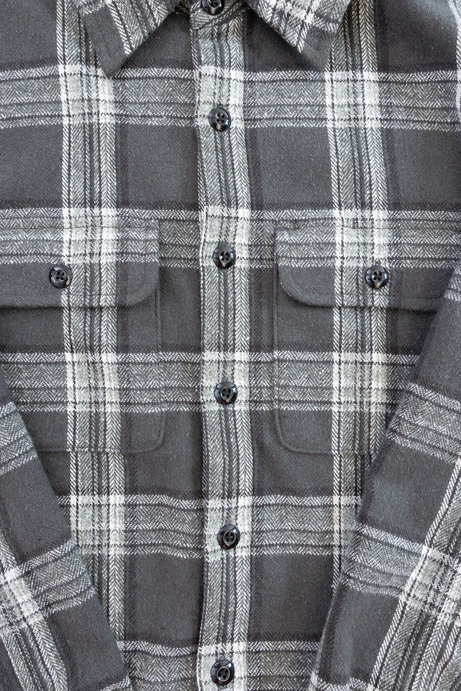 6oz Field Shirt Plaid Flannel - Grey - Image 3