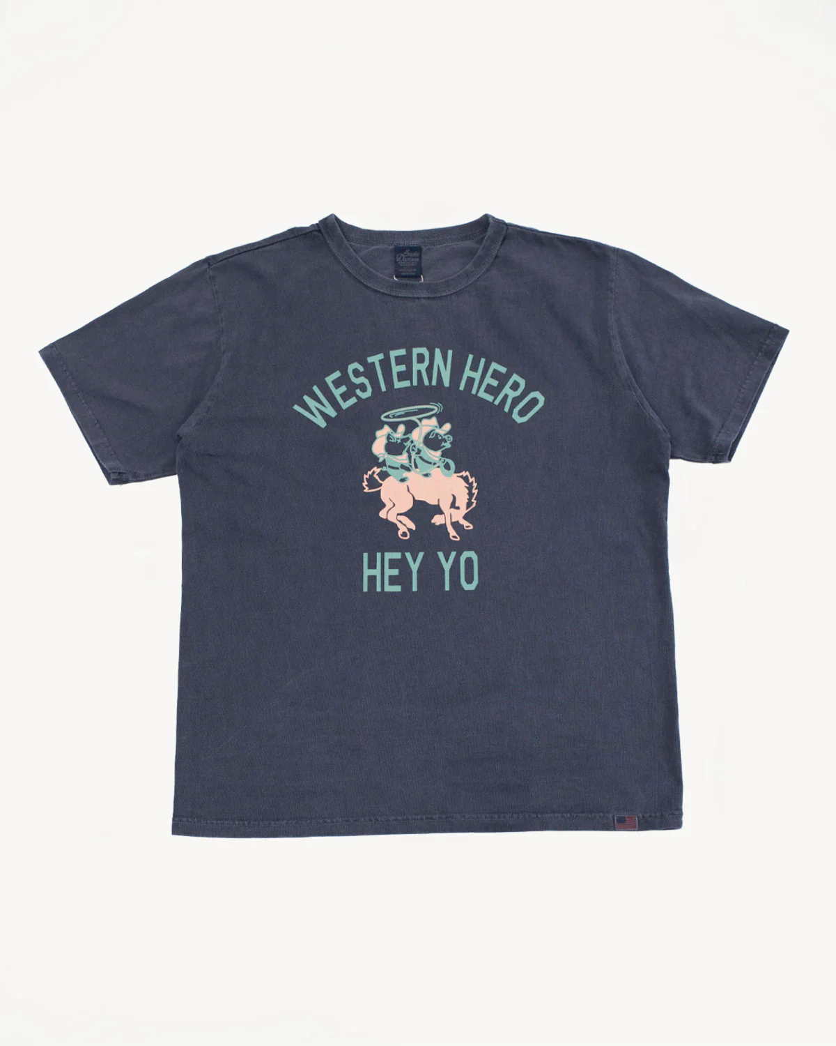 8101A - "Western Hero" Pigment Dyed Tee - Black
