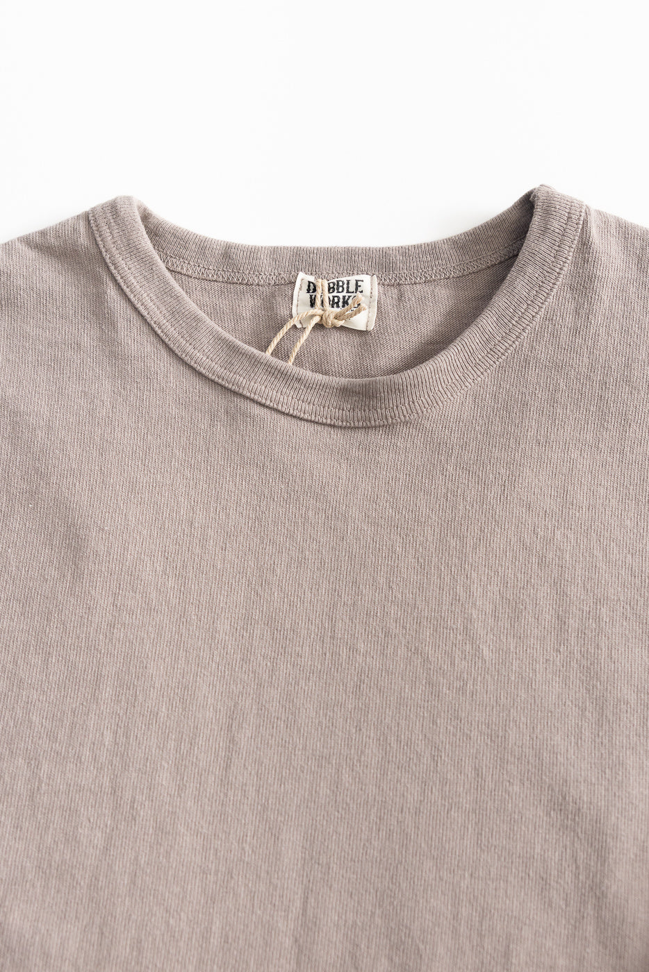 9.5oz "Stand Wheel" Heavyweight Tee Long Sleeve - Grey - Image 2