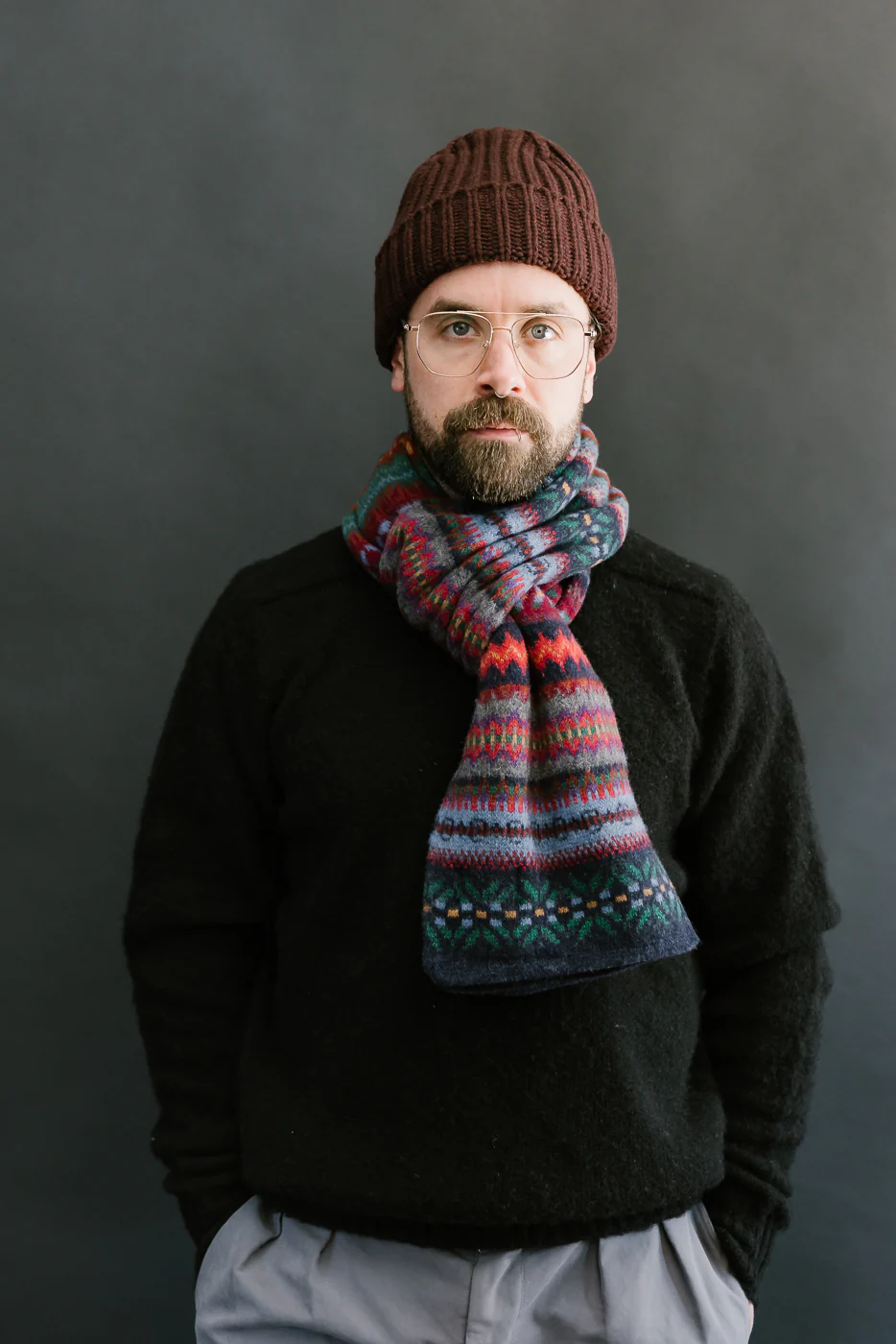 A New Space Scarf - Navymix - Image 4