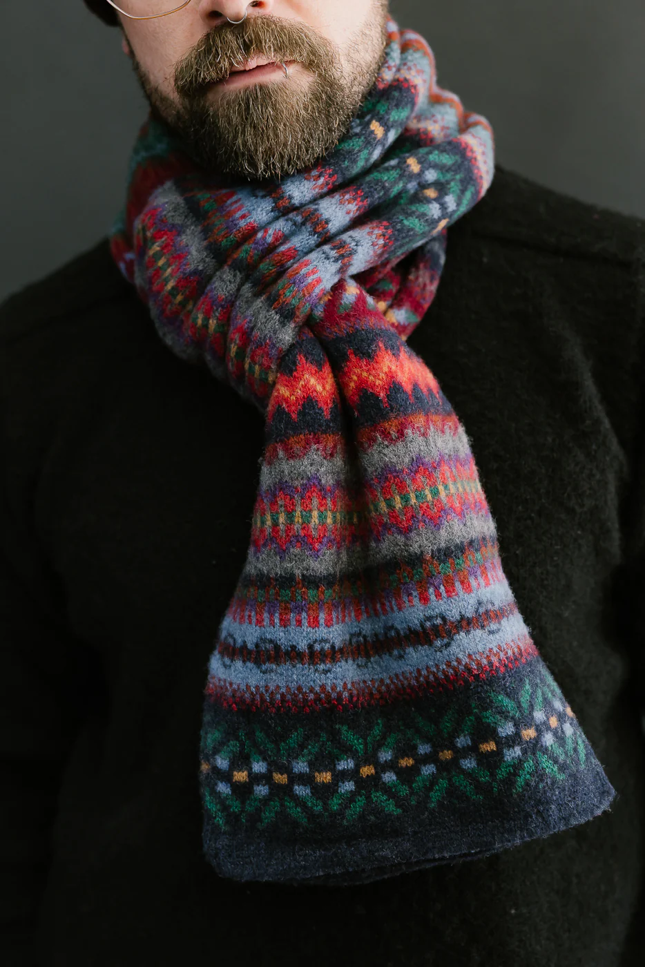 A New Space Scarf - Navymix - Image 7