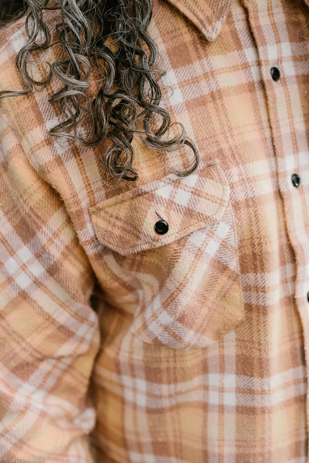 Bryson Check Flannel - Sunfaded Ochre - Image 16
