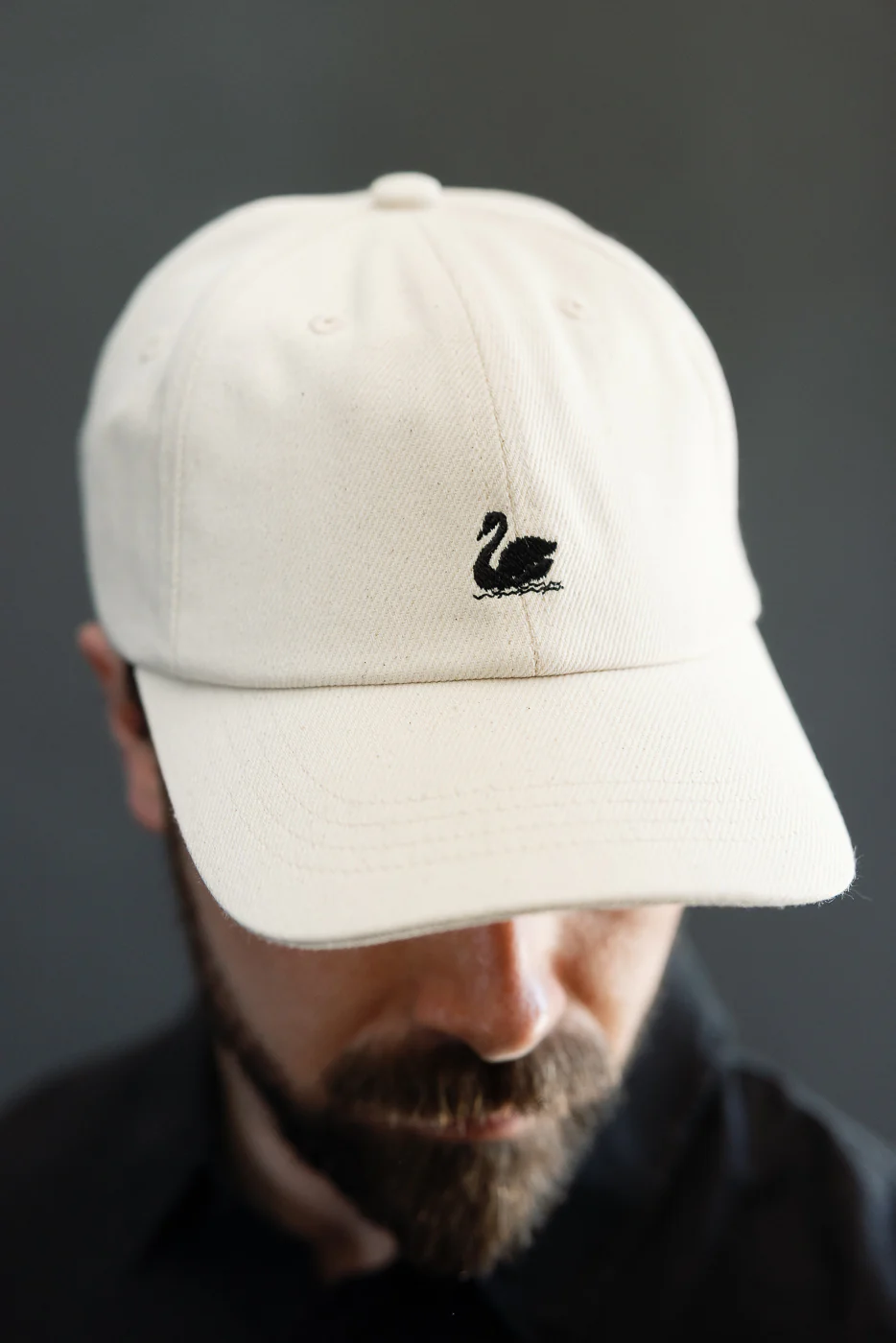CAP01T.02 - Swan Logo Cotton Twill Cap - Nature - Image 11